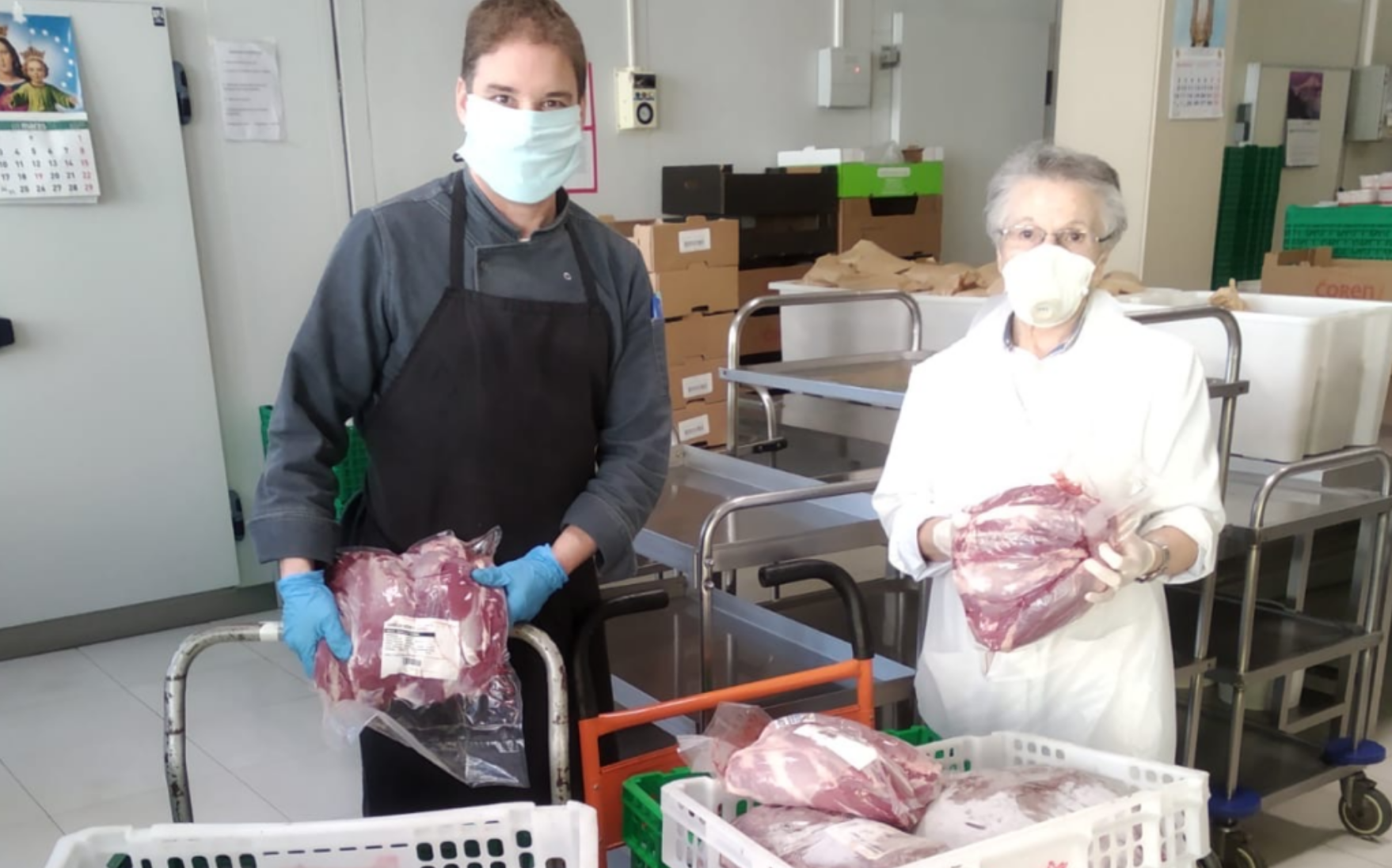 Ternera Asturiana dona una tonelada de carne a la Cocina Económica de Oviedo